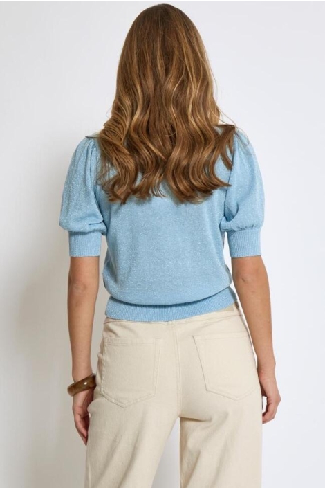 Minus mi5705 liva puff sleeve metallic